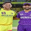 kolkata knight riders vs chennai super kings timeline