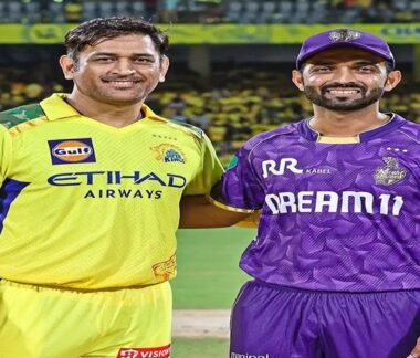 kolkata knight riders vs chennai super kings timeline