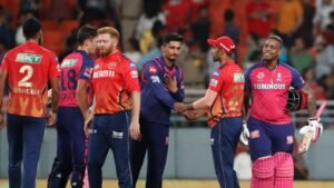 rajasthan royals vs punjab kings timeline