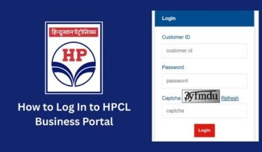 HPCL Business Portal Login Page